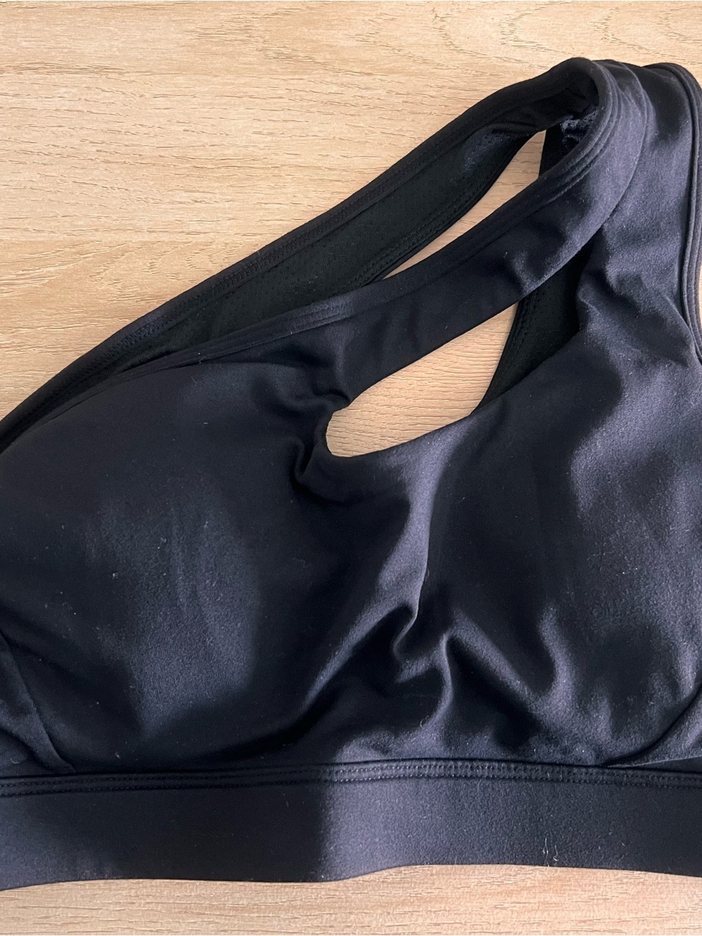 Black Sports Bra with Racerback